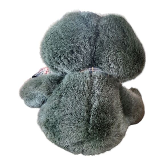 Boyds Bears RACHEAL Q. RIBBIT #566340 Plush Croaking 12” Green Plaid Bow - Picture 3 of 4